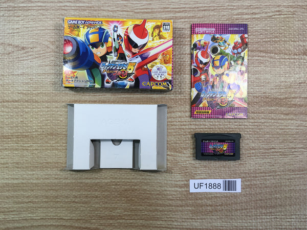 UF1888 Rockman Exe 5 Team of Blues Megaman BOXED GameBoy Advance Japan