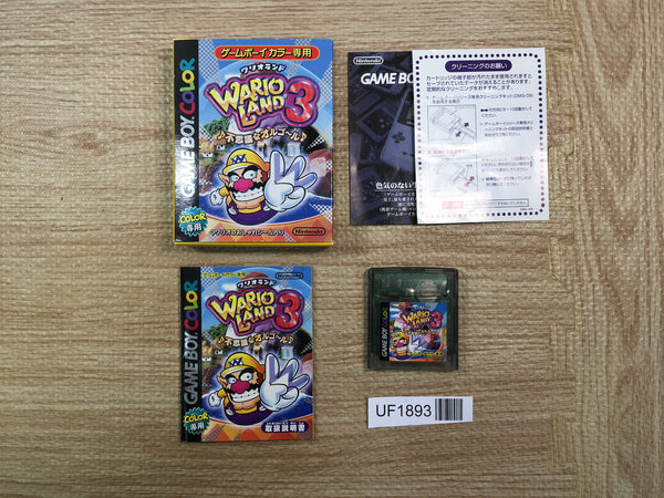 UF1893 Wario Land 3 Mario BOXED GameBoy Game Boy Japan