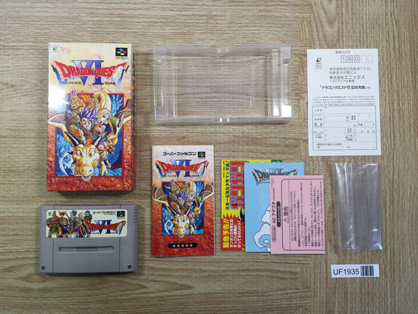 UF1935 Dragon Quest VI 6 BOXED SNES Super Famicom Japan