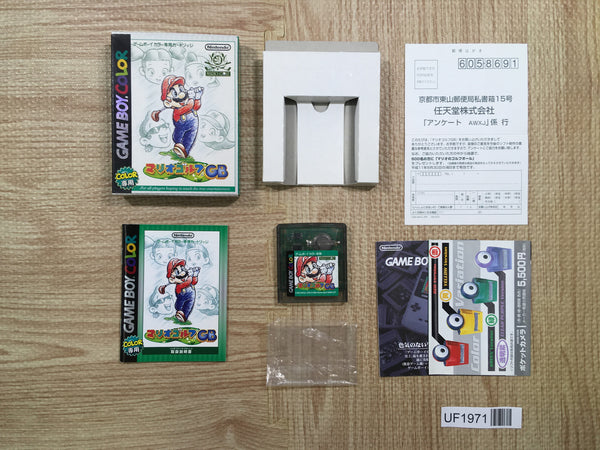 UF1971 Mario Golf GB BOXED GameBoy Game Boy Japan