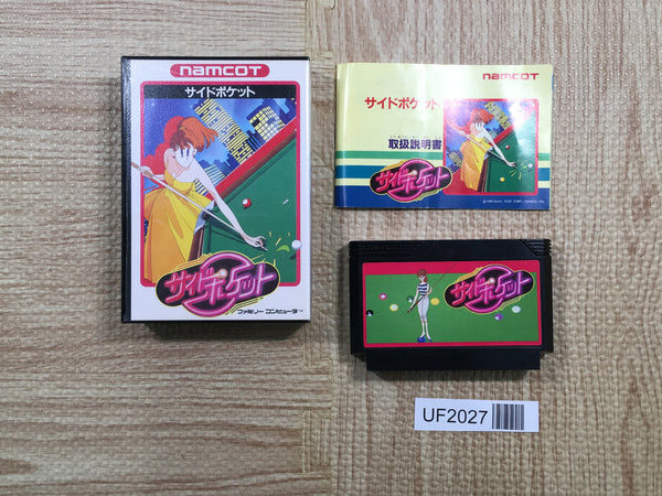 UF2027 Side Pocket Billiards BOXED NES Famicom Japan