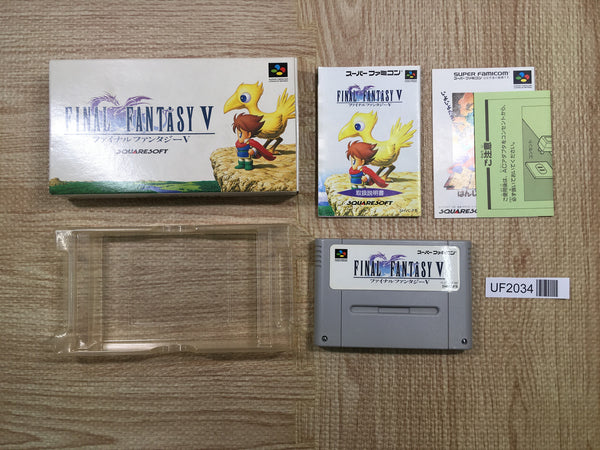 UF2034 Final Fantasy 5 V BOXED SNES Super Famicom Japan