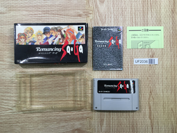 UF2036 Romancing SaGa BOXED SNES Super Famicom Japan