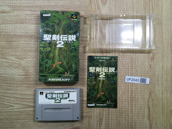 UF2043 Seiken Densetsu 2 Secret of Mana BOXED SNES Super Famicom Japan