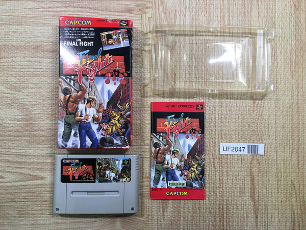 UF2047 Final Fight BOXED SNES Super Famicom Japan