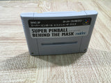 UF2050 Super Pinball Behind The Mask BOXED SNES Super Famicom Japan