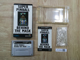 UF2050 Super Pinball Behind The Mask BOXED SNES Super Famicom Japan