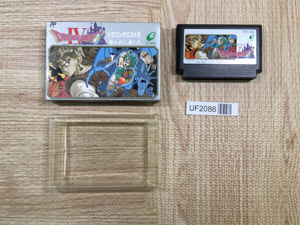 UF2086 Dragon Quest IV 4 BOXED NES Famicom Japan