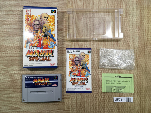 UF2110 Fatal Fury Special BOXED SNES Super Famicom Japan