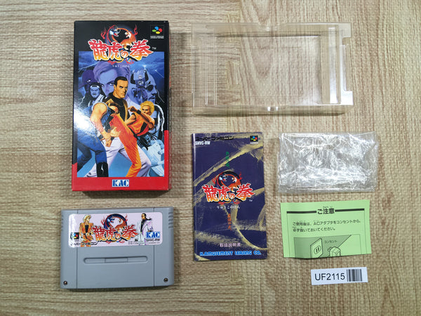 UF2115 Art Of Fighting BOXED SNES Super Famicom Japan