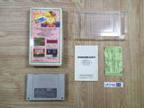UF2182 Hanjuku Hero BOXED SNES Super Famicom Japan