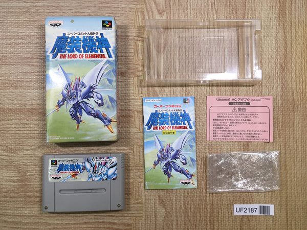 UF2187 Super Robot Taisen Wars Gaiden Masou Kishin BOXED SNES Super Famicom Japan