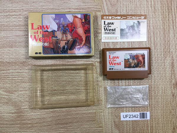 UF2342 Law of the West BOXED NES Famicom Japan