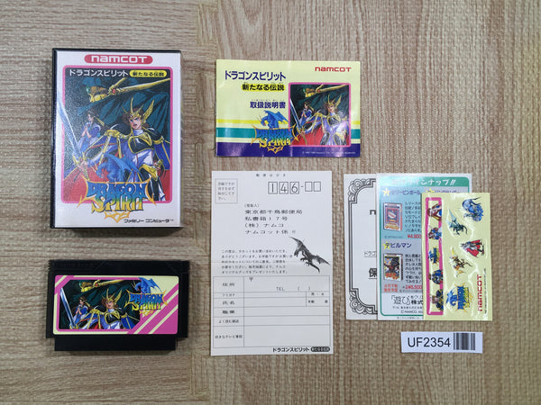 UF2354 Dragon Spirit BOXED NES Famicom Japan