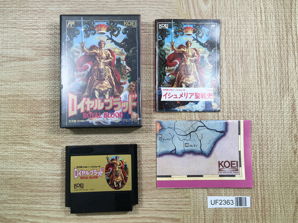 UF2363 Gemfire Royal Blood BOXED NES Famicom Japan