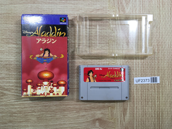 UF2373 Aladdin BOXED SNES Super Famicom Japan