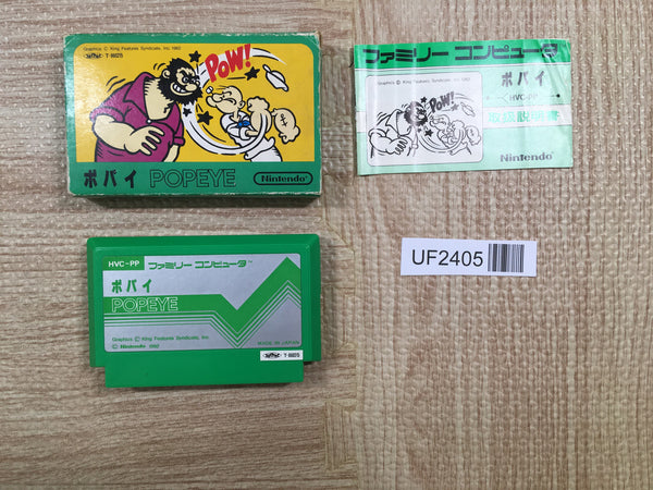 UF2405 Popeye BOXED NES Famicom Japan