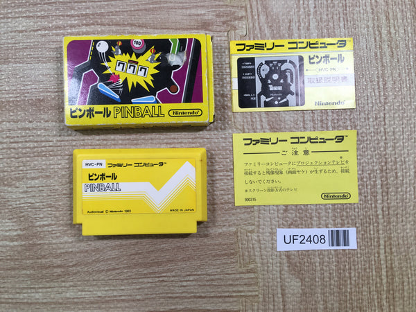 UF2408 Pinball BOXED NES Famicom Japan