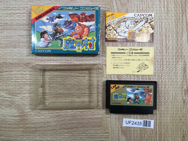 UF2435 Ghosts'n Goblins Makaimura BOXED NES Famicom Japan