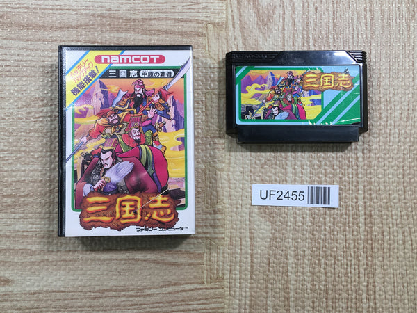 UF2455 SANGOKUSHI Records Of The Three Kingdoms BOXED NES Famicom Japan