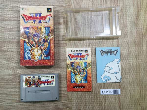 UF2607 Dragon Quest VI 6 BOXED SNES Super Famicom Japan