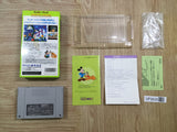 UF2633 Mickey Mania Mickey Mouse BOXED SNES Super Famicom Japan