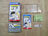 UF2642 Captain Tsubasa IV 4 Pro no Rivaltachi BOXED SNES Super Famicom Japan