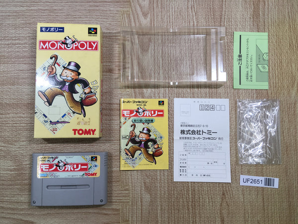 UF2651 Monopoly BOXED SNES Super Famicom Japan