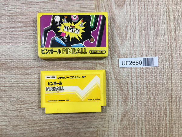 UF2680 Pinball BOXED NES Famicom Japan