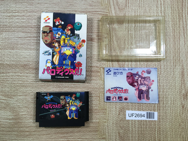 UF2694 Parodius Da! BOXED NES Famicom Japan