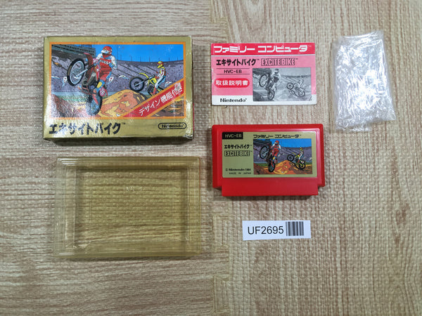 UF2695 Excite Bike BOXED NES Famicom Japan