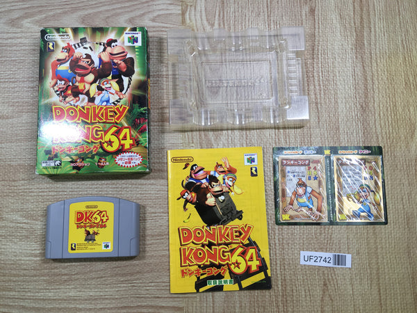 UF2742 Donkey Kong 64 BOXED N64 Nintendo 64 Japan