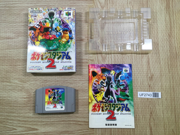 UF2743 Pokemon Stadium 2 BOXED N64 Nintendo 64 Japan
