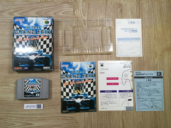 UF2757 Human Grand Prix BOXED N64 Nintendo 64 Japan