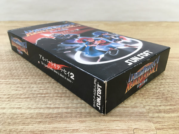 UF2955 Albert Odyssey 2 Jashin no Taidou BOXED SNES Super Famicom