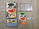 UF3201 Crayon Shinchan 2 Daimaou no Gyakushuu BOXED SNES Super Famicom Japan