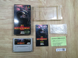 UF3215 Mortal Kombat 2 II Kyuukyoku Shinken BOXED SNES Super Famicom Japan
