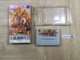 UF3337 Dai Koukai Jidai 2 Uncharted Waters BOXED SNES Super Famicom Japan