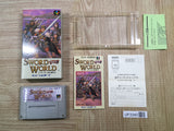 UF3340 Sword World SFC BOXED SNES Super Famicom Japan