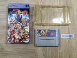UF3355 Muscle Bomber Saturday Night Slam Masters BOXED SNES Super Famicom Japan