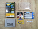 UF3375 Tecmo Super Bowl American Football BOXED SNES Super Famicom Japan
