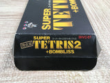 UF3672 Super Tetris 2 + Bombliss Limited BOXED SNES Super Famicom Japan