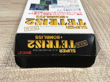 UF3672 Super Tetris 2 + Bombliss Limited BOXED SNES Super Famicom Japan