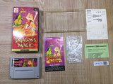 UF4232 Dragon's Magic Lair Boxed Nintendo Super Famicom SNES Japan