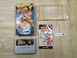 UF4237 Street Fighter II 2 Boxed Nintendo Super Famicom SNES Japan