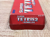 UF4258 Super Tetris 2 + Bombliss Boxed Nintendo Super Famicom SNES Japan