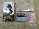 UF4327 Tactics Ogre Let Us Cling Together Boxed Super Famicom SNES Japan