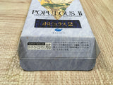 UF4329 Populous 2 Trials of the Olympian Gods Boxed Super Famicom SNES Japan
