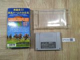 UF4359 Classic Road Keiba Boxed Super Famicom SNES Japan