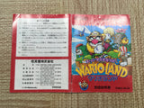 UF4395 Super Mario Land 3 Wario Land Boxed GameBoy Japan